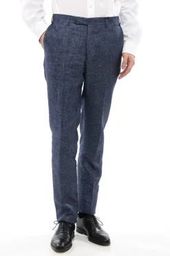 CC COLLECTION Pantaloni Chino In Misto Lino Regular Fit>Corneliani New
