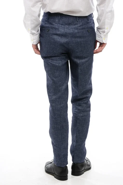CC COLLECTION Pantaloni Chino In Misto Lino Regular Fit>Corneliani New