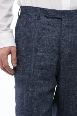 CC COLLECTION Pantaloni Chino In Misto Lino Regular Fit></noscript>Corneliani New