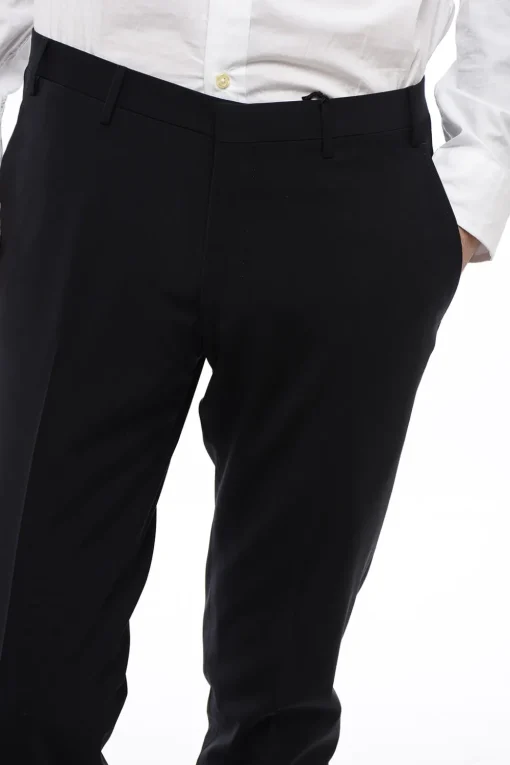 Discount CC COLLECTION Pantaloni Chino In Lana Slim Fit Uomo Pantaloni