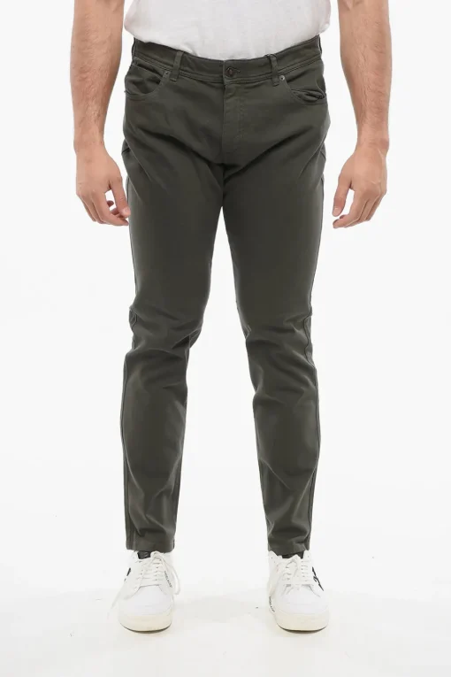 CC COLLECTION Pantaloni in Cotone 5 Tasche>Corneliani Online