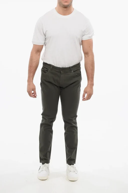 CC COLLECTION Pantaloni in Cotone 5 Tasche>Corneliani Online