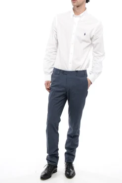 CC COLLECTION Pantaloni in Cotone RIGHT con Tasche a Filo></noscript>Corneliani Outlet