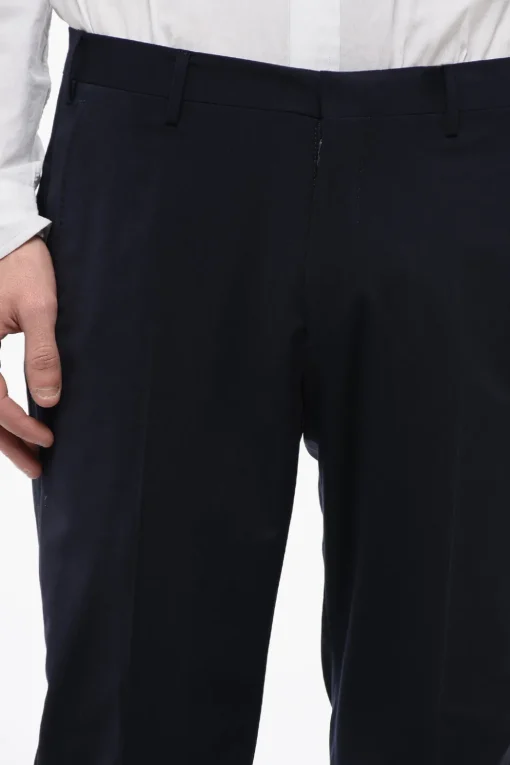 Clearance CC COLLECTION Pantaloni in Misto Lana REWARD con Motivo Pin Check Uomo Pantaloni