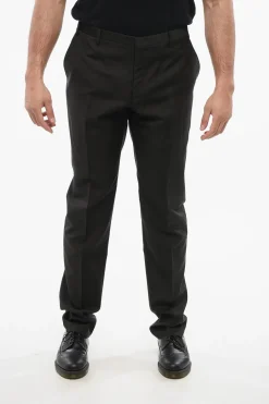 CC COLLECTION Pantaloni in Lana con Passanti>Corneliani Clearance