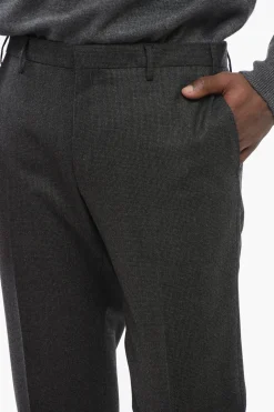 CC COLLECTION Pantaloni REWARD in Lana con Motivo Hopsack></noscript>Corneliani Sale