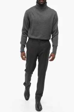 CC COLLECTION Pantaloni REWARD in Lana con Motivo Hopsack></noscript>Corneliani Sale