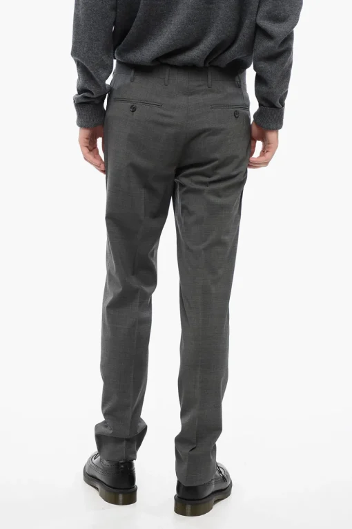 CC COLLECTION Pantaloni RIGHT in Lana Vergine>Corneliani Online