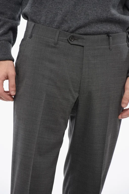 CC COLLECTION Pantaloni RIGHT in Lana Vergine>Corneliani Online