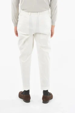 CC COLLECTION Pantaloni RESET in Cotone Stretch a 1 Pince>Corneliani Hot