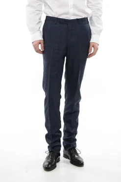 Discount CC COLLECTION Pantaloni REFINED in Misto Seta Uomo Pantaloni