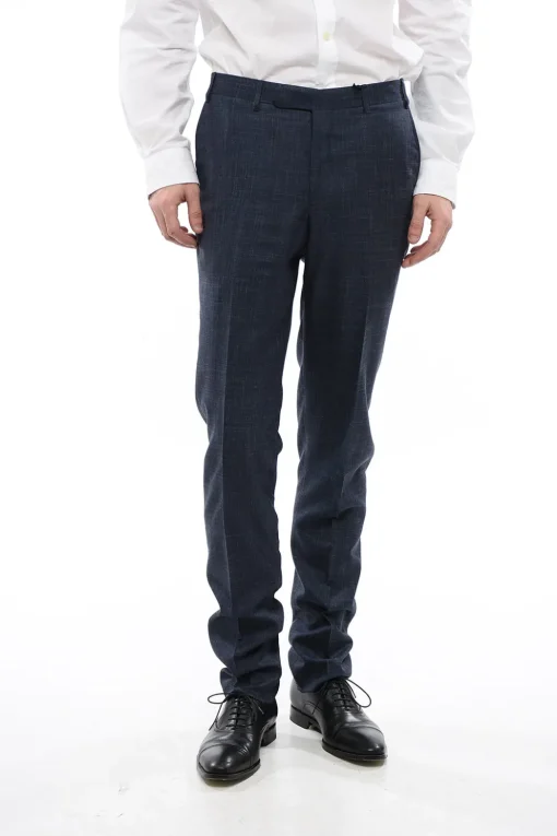 Discount CC COLLECTION Pantaloni REFINED in Misto Seta Uomo Pantaloni