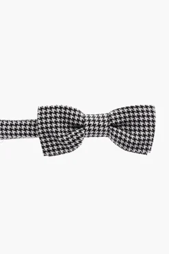 Discount CC COLLECTION Papillon in Seta a Fantasia Pied-de-Poule Uomo Cravatte