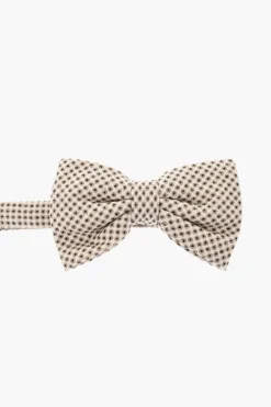 Fashion CC COLLECTION Papillon in Seta con Motivo Geometrico Uomo Cravatte