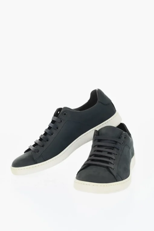 Online CC COLLECTION Sneakers Basse in Pelle con Suola a Contrasto Uomo Sneaker