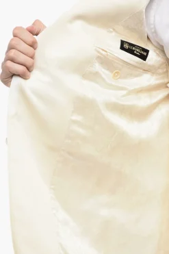 Outlet CERIMONIA Abito 3 Pezzi in Lana e Seta con Rever a Lancia Uomo Completi