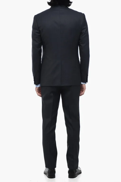 Discount CERIMONIA Abito 3 Pezzi in Misto Lana Pin Point Uomo Completi