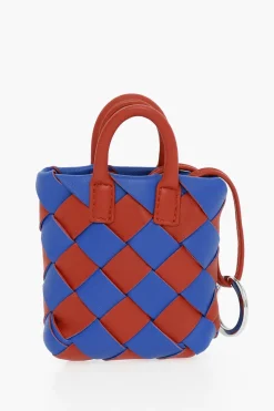 Hot Charm a Borsa in Nappa Intrecciata Bicolore Donna Portafogli