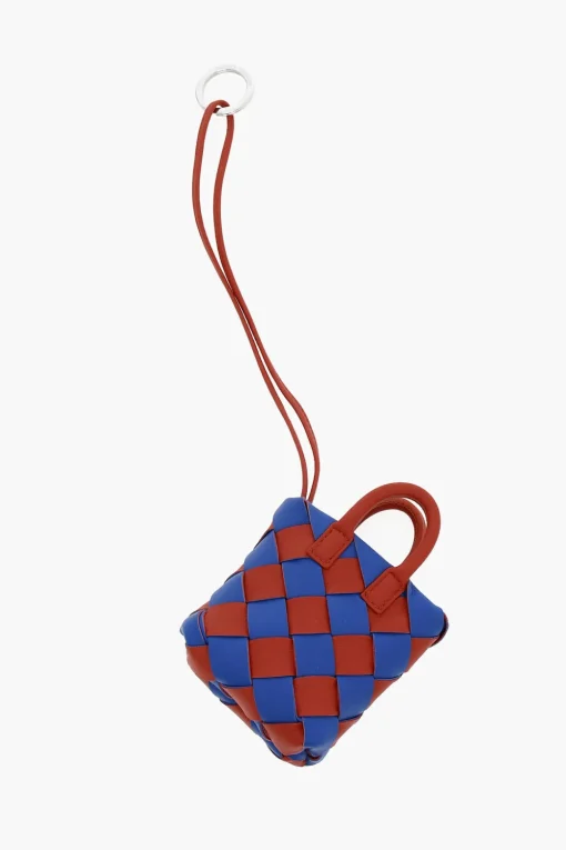 Hot Charm a Borsa in Nappa Intrecciata Bicolore Donna Portafogli