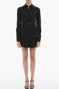Chemisier in Tinta Unita con Dettagli Cut-Out>Ambush Clearance