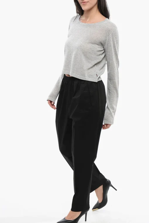 Best Chino MILITARY Con Vita Elastichizzata Donna Pantaloni