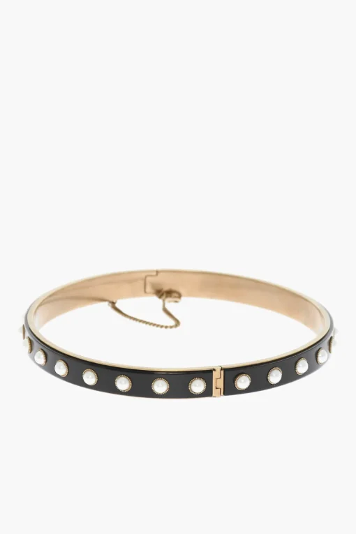 Online Choker PUNK in Metallo con Perline Donna Gioielli