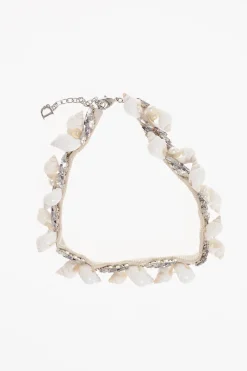 Online Choker Impreziosito da Conchiglie e Strass Donna Gioielli
