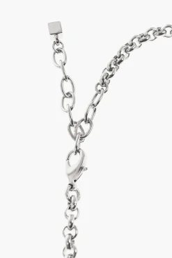 Choker in Metallo con Design Floreale Impreziosito da Strass></noscript>Dsquared2 Outlet
