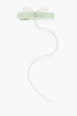 Choker in Organza a Tinta Unita con Dettaglio Farfalla>Dsquared2 Discount