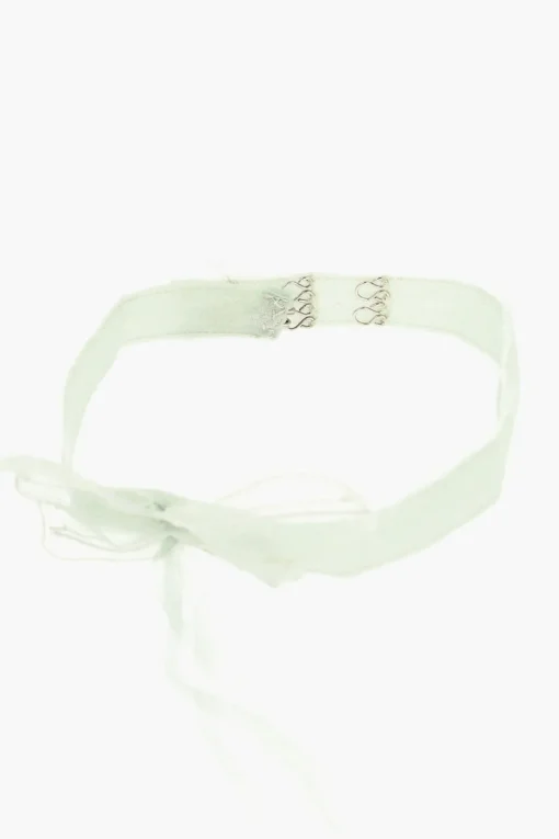 Choker in Organza a Tinta Unita con Dettaglio Farfalla>Dsquared2 Discount
