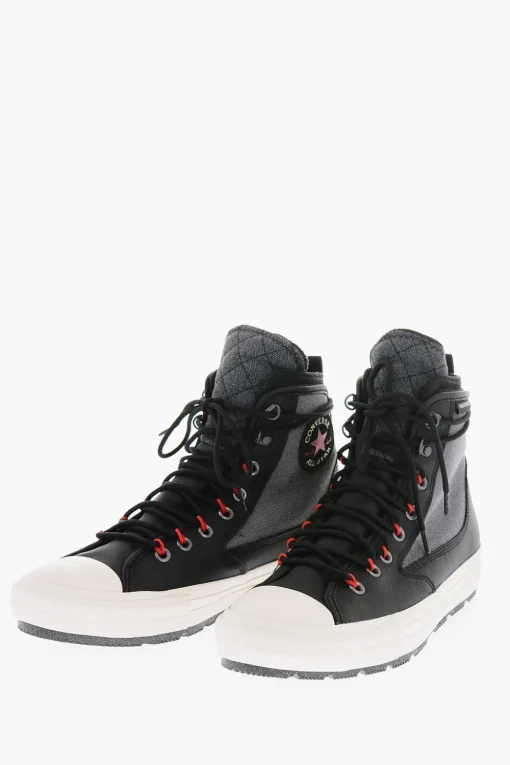 CHUCK TAYLOR ALL STAR ALL Sneakers Alte in Pelle Martellata>Converse Fashion