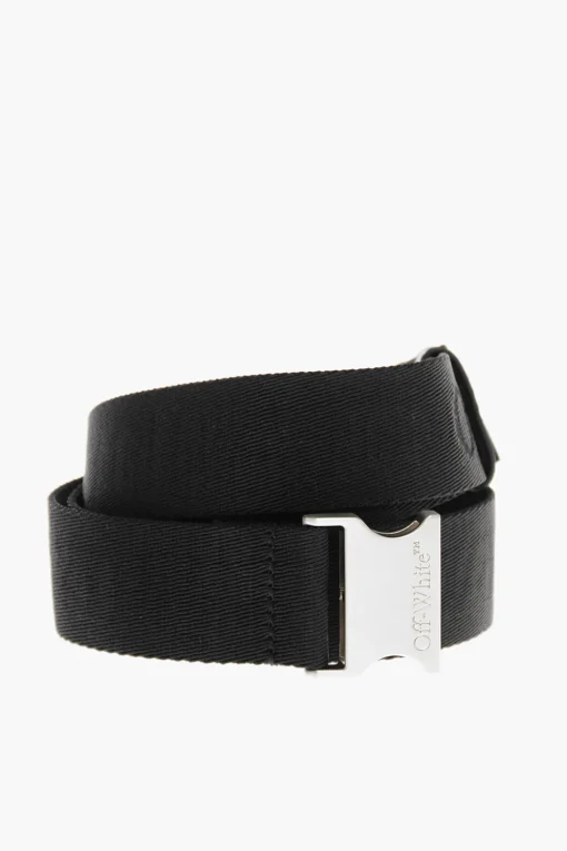 Best Cintura a Nastro con Logo in Lettering 35mm Uomo Cinture