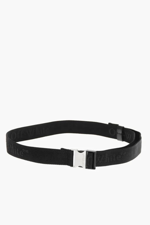 Best Cintura a Nastro con Logo in Lettering 35mm Uomo Cinture