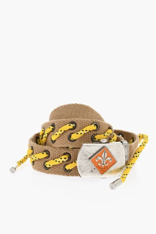 Cintura BOY SCOUT in Tessuto con Fibbia Military 30mm>Dsquared2 Best