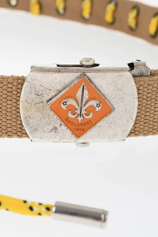 Cintura BOY SCOUT in Tessuto con Fibbia Military 30mm>Dsquared2 Best