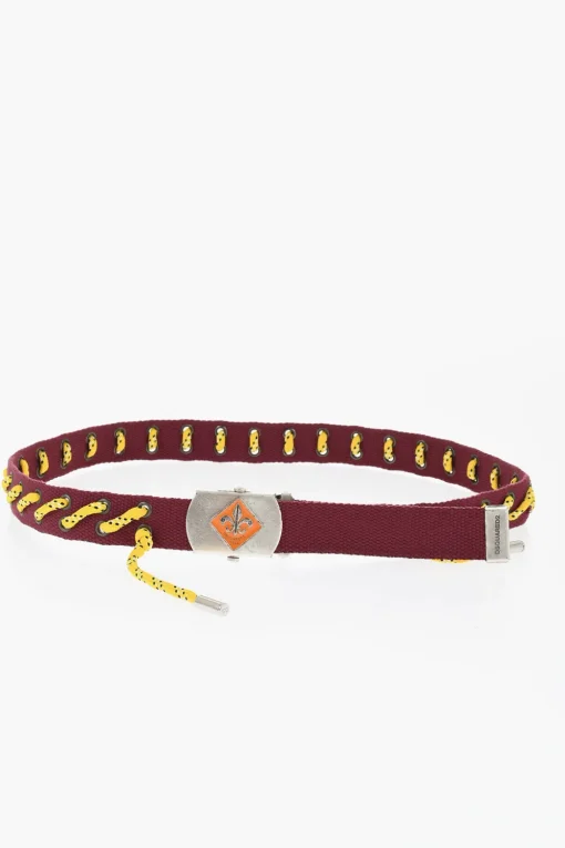 Sale Cintura BOY SCOUT in Tessuto con Fibbia Military 30mm Donna Cinture