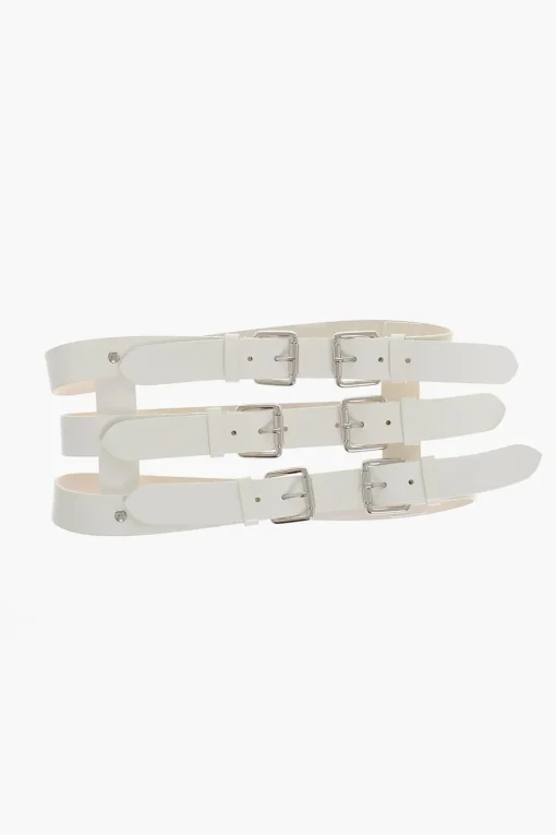 Cintura Bustier TRIPLE in Pelle 150mm>Dsquared2 Sale