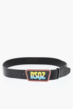 Cintura GAMING in Pelle con Fibbia Logata 40mm>Dsquared2 Sale