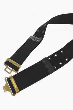 Cintura Grommet in Tessuto con Dettagli Dorati 55mm></noscript>Dsquared2 Online
