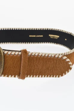 Cintura in Cavallino con Maxi Fibbia Logata 45mm></noscript>Dsquared2 New