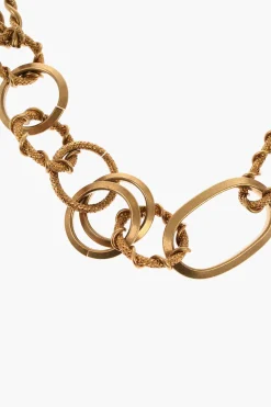 Clearance Cintura In Metallo Effetto Dorato 25mm Donna Cinture