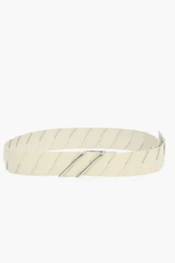 Best Cintura in Nappa con Hardware Argentato Donna Cinture