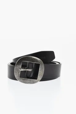 Cintura in Pelle a Tinta Unita 30mm>Dsquared2 Discount