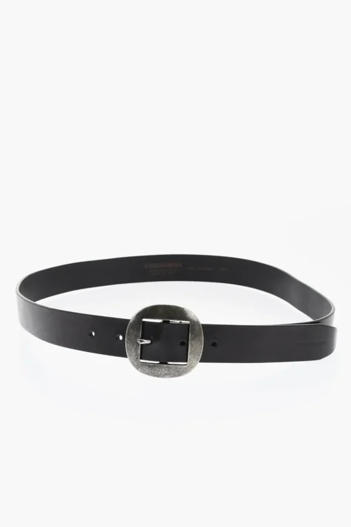 Cintura in Pelle a Tinta Unita 30mm>Dsquared2 Discount