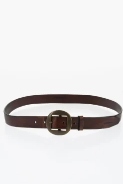 Cintura in Pelle a Tinta Unita 30mm>Dsquared2 Outlet