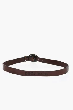 Cintura in Pelle a Tinta Unita 30mm></noscript>Dsquared2 Outlet