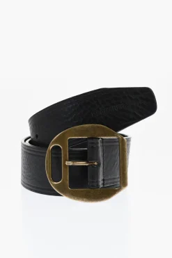Cintura in Pelle a Tinta Unita 45mm>Dsquared2 Hot