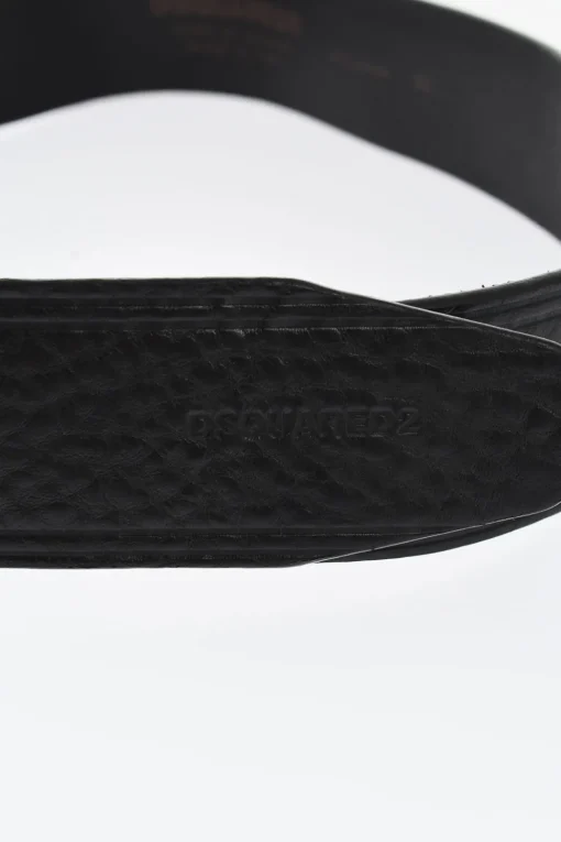 Cintura in Pelle a Tinta Unita 45mm>Dsquared2 Hot