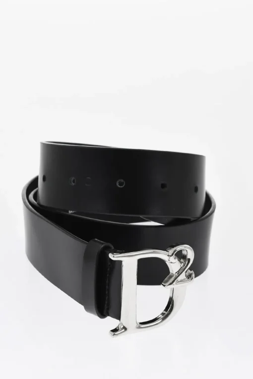 Clearance Cintura in Pelle con Fibbia Anchor Logata 40mm Uomo Cinture