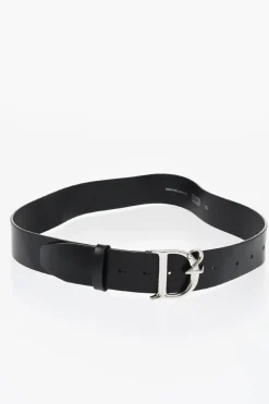 Clearance Cintura in Pelle con Fibbia Anchor Logata 40mm Uomo Cinture